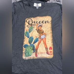 Women’s Western Queen of Hearts tee